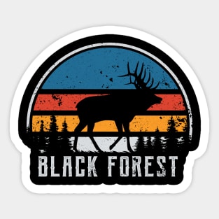 Hirsch Black Forest Germany Vintage Retro Sticker